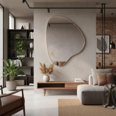 Abstract Arch Wall Mirror