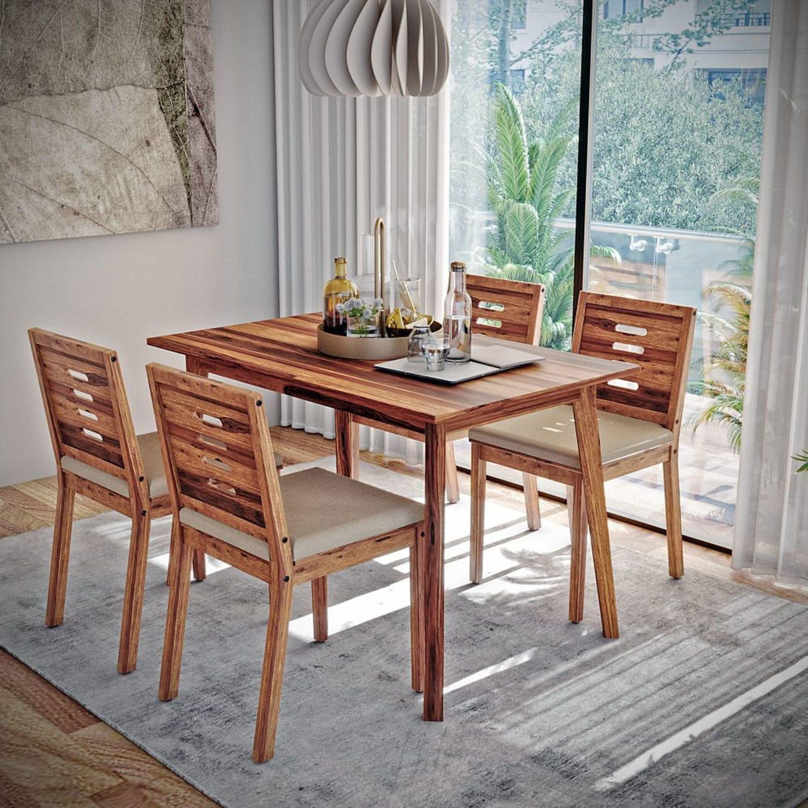 Modern Dining table and Chairs