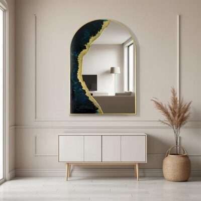 Abstract Arch Wall Mirror